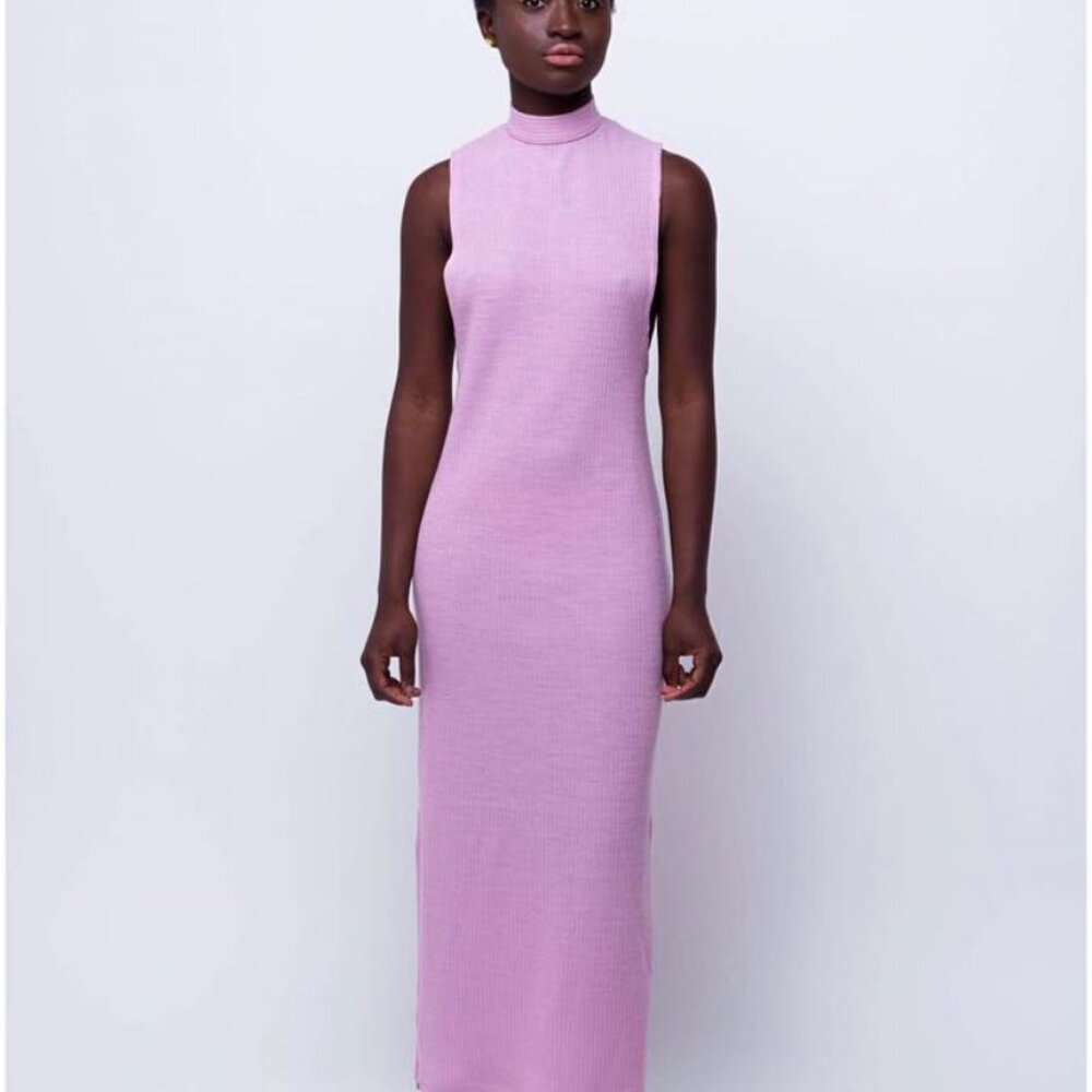 Victor von Schwarz Bubblegum Pink Sleeveless Dress